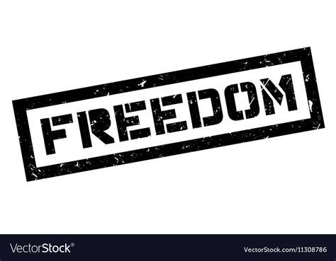 Freedom Rubber Stamp Royalty Free Vector Image