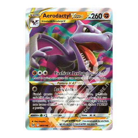 093 196 Aerodactyl V Astro IT MINT Federicstore