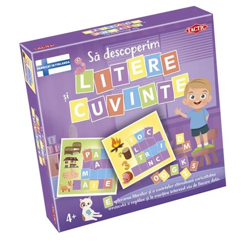 Joc Educativ Tactic Sa Descoperim Litere Si Cuvinte