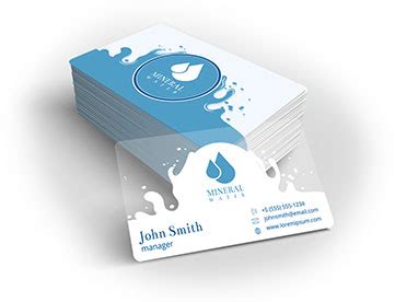 Plastic Business Card Printing Services