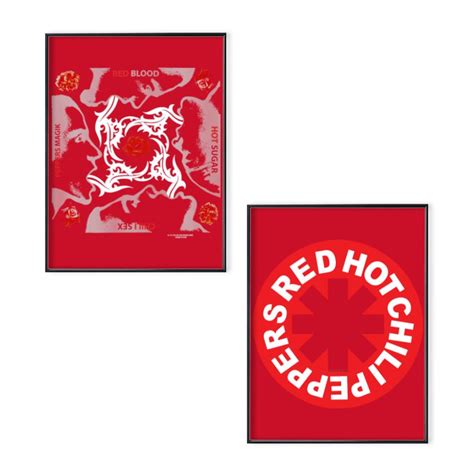 Red Hot Chili Peppers Blood Sugar Magik Tour Rare Poster Set Sold By Giddy Cherye SKU 88747146