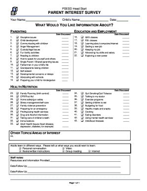 Earlylearningwa Fill Online Printable Fillable Blank Pdffiller