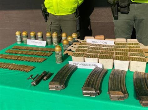 Policia de Cúcuta incauta armas del ELN Policía Metropolitana de Cúcuta