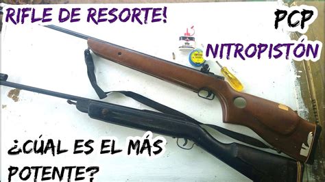 Rifles De Di Bolos Resorte Pcp Y Nitropist N Cual Es El M S Potente