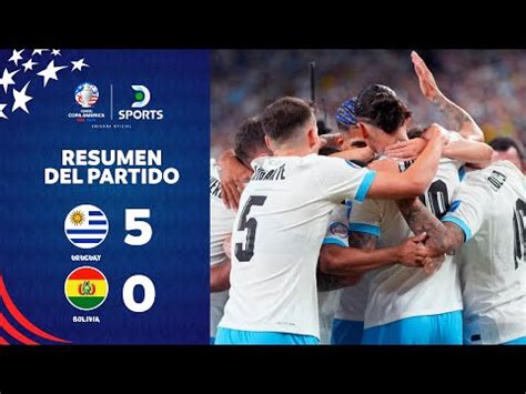 Cuánto quedó Bolivia vs Uruguay por Copa América 2024 VIDEO