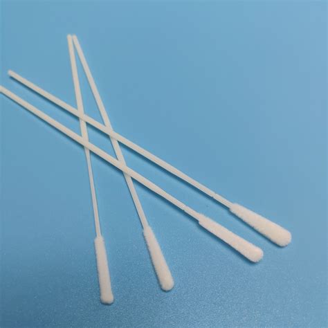 15cm Nylon Flocked Disposable Sterile Swab With ABS Stick Nasal Swab