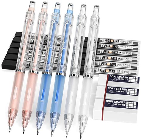 Nicpro Pcs Pastel Mechanical Pencil Mm For School With Hb