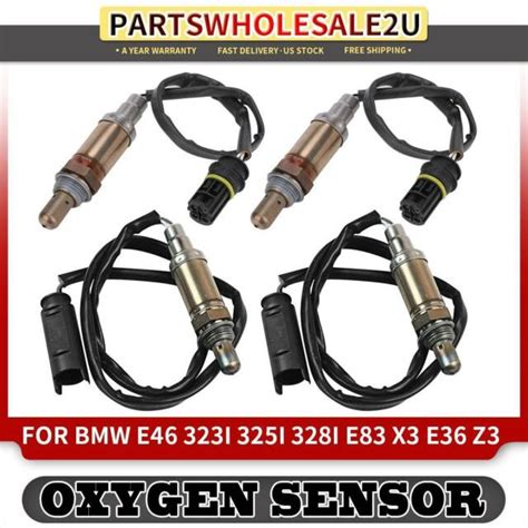 4x Up And Downstream Oxygen Sensors For Bmw E39 525i 528i 530i E46 E53 X5 E83 X3 Ebay