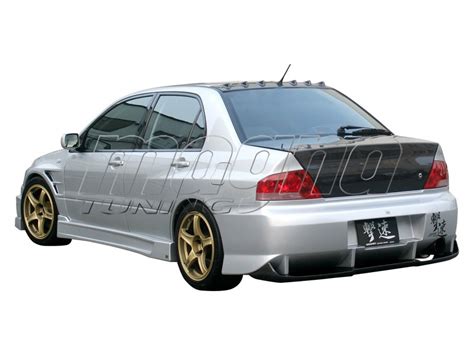 Mitsubishi Lancer Evo 8 T2 Carbon Fiber Rear Bumper