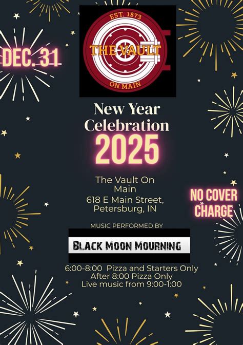 Countdown at The Vault, 618 E Main Street, Petersburg, IN, United