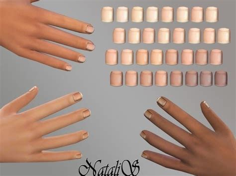 My Sims 4 Blog Natalis Mens Fingernails Sims 4 Nails Mens Nails