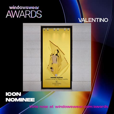 Valentino WindowsWear Awards Nomination WindowsWear