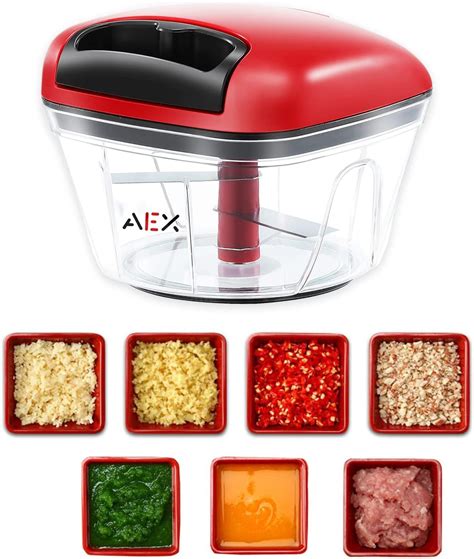 Manual Food Chopper Express Hand Held Chopper Large 8 5 Cup Chop