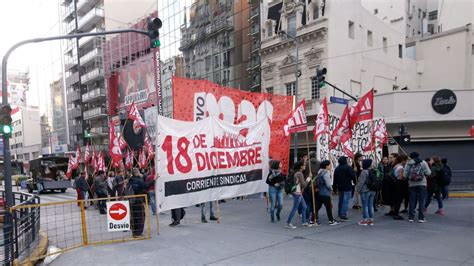 Corte En Corrientes Y Callao Por Trabajadores Despedidos Perfil