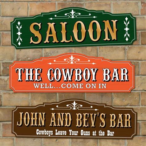 JAF Graphics Cowboy Saloon Sign