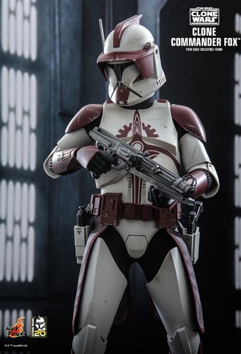 Clone Commander Fox Aus Der Animationsserie Star Wars The Clone Wars Von Hot Toys TMS103