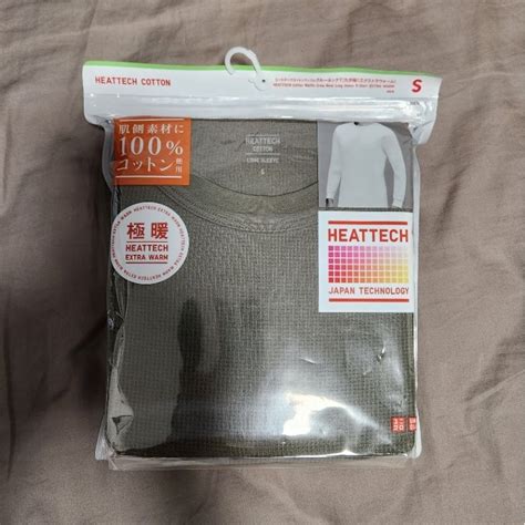 Uniqlo Heattech棉質 Extra Warm 極暖華夫格圓領t恤 發熱衣 456048 蝦皮購物