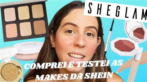 TESTANDO MAQUIAGENS DA SHEIN SHEGLAM VALE A PENA YouTube