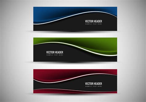 vector colorful header   vector art stock graphics images