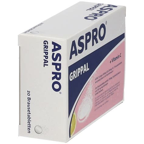 Aspro Grippal 500 mg ASS + 250 mg Vitamin C 20 St - Shop Apotheke