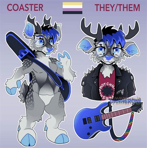 Grey Deer Fursona Design By Danneroni On Deviantart