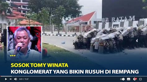 Sosok Tomy Winata Konglomerat Yang Perusahaanya Jadi Pemicu Bikin