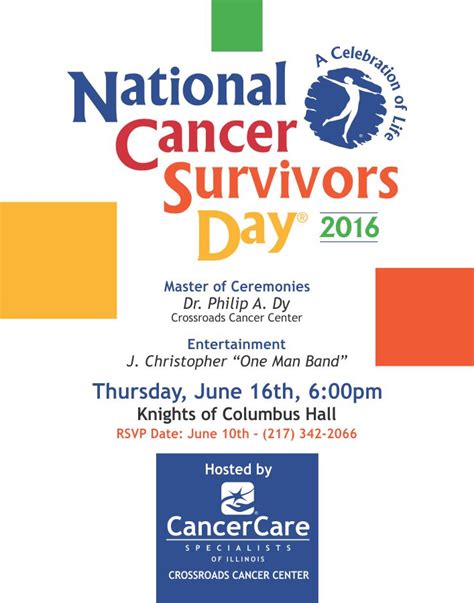 Effingham - National Cancer Survivors Day - Cancer Care Specialists of IL