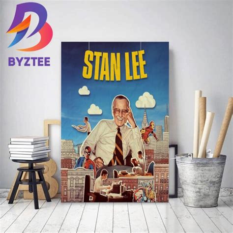 Stan Lee Documentary Of Marvel Official Poster Decor Poster Canvas Byztee