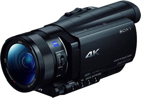 Sony 4k Handycam Camcorder Black Fdr Ax100e Buy Online At Best