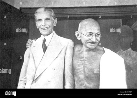 Gandhi Jinnah 1944 Stock Photo - Alamy