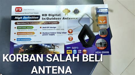 Antena Digital Px Hda B Hd Digital K Youtube