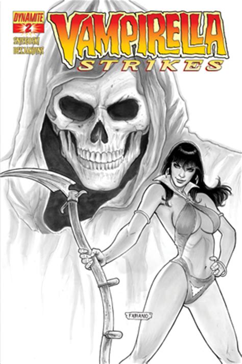 DYNAMIC FORCES VAMPIRELLA STRIKES 2 1 20 BLACK WHITE