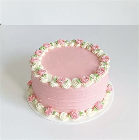 Pin on Let them eat cake | Pink birthday cakes, Simple cake designs, Cake designs