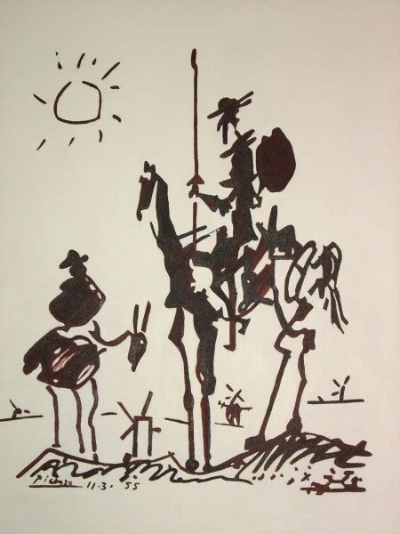 Don Quixote Pablo Picasso 1955 [1200 × 1600] R Artporn