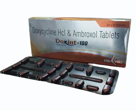 Doxycycline Hcl Ambroxol Tablet Strength 30 Mg At Rs 180 Box In Indore