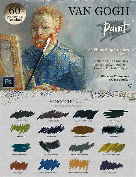 Vangogh Paint Photoshop Brush