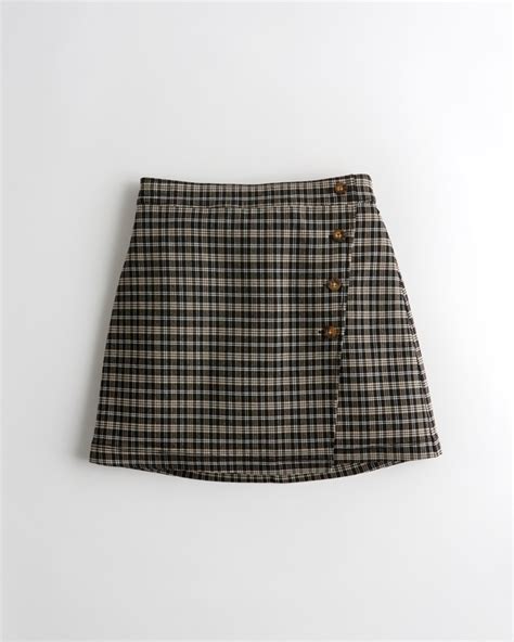 Girls Skirts Denim Plaid And Mini Skirts For Teens Hollister Co