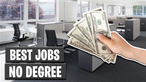 5 Highest Paying Jobs You Can Learn Without A College Degree Youtube