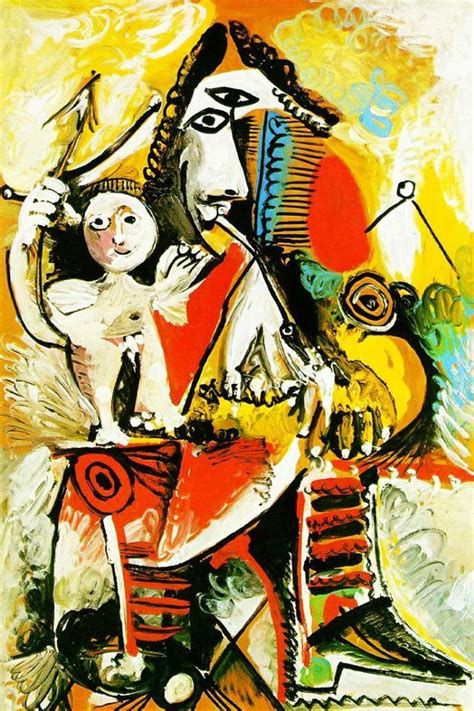 Pablo Picasso Art Cubism Yellow Painting Canvas Art Print Poster 16 X 12 Art Picasso Picasso