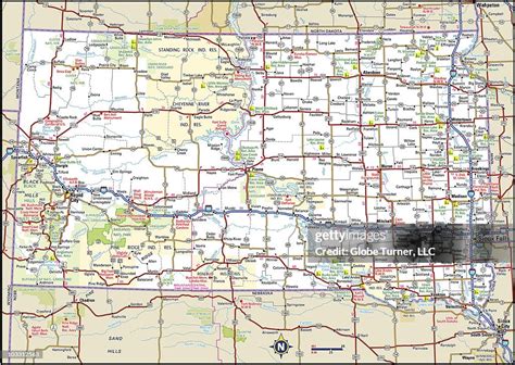 South Dakota Highway Map High-Res Vector Graphic - Getty Images