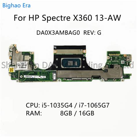 Da X Ambag For Hp Spectre X Aw Laptop Motherboard With I G