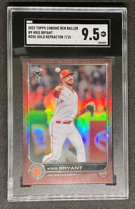 Topps Chrome Ben Baller Kris Bryant Rose Gold Refractor