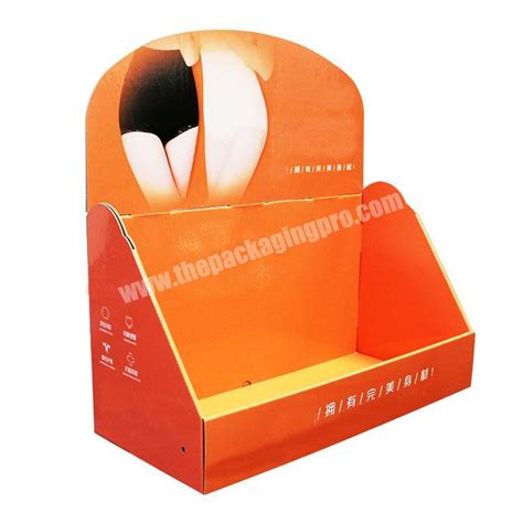 Collapsable Corrugated Box Cardboard Display Table Paperboard Counter