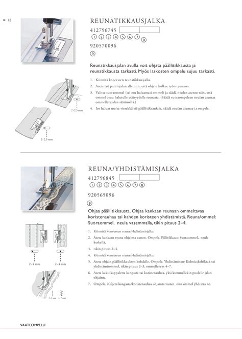 HUSQVARNA VIKING Accessory User S Guide Finnish