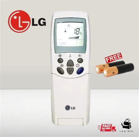 LG Air Conditioning Remote Control Split LG AC Remote Non inverter ...