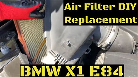 BMW X1 AIR FILTER Replacement DIY E84 Project Part 9 YouTube