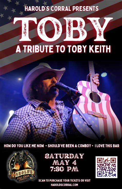 TOBY - A Tribute To Toby Keith - Harold's Cave Creek Corral