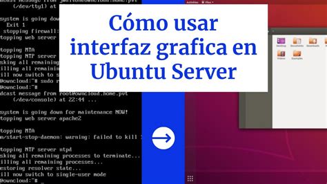 Cómo Usar Interfaz Grafica En Ubuntu Server Youtube