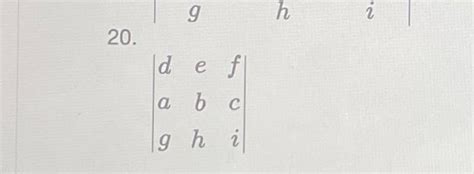 Solved Find The Determinants In Exercises Where Chegg