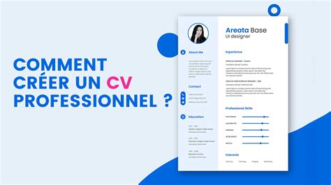 Comment Cr Er Un Cv Professionnel Gratuit Voici Outils N Cessaires